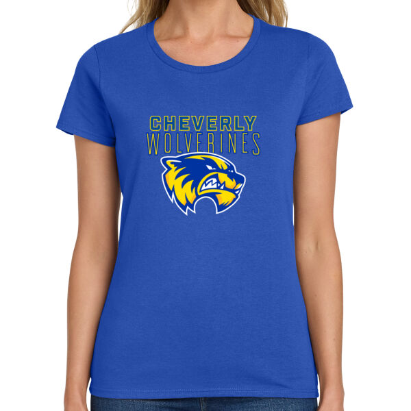 Cheverly Ladies Heavy Cotton 100% Cotton T Shirt Thumbnail